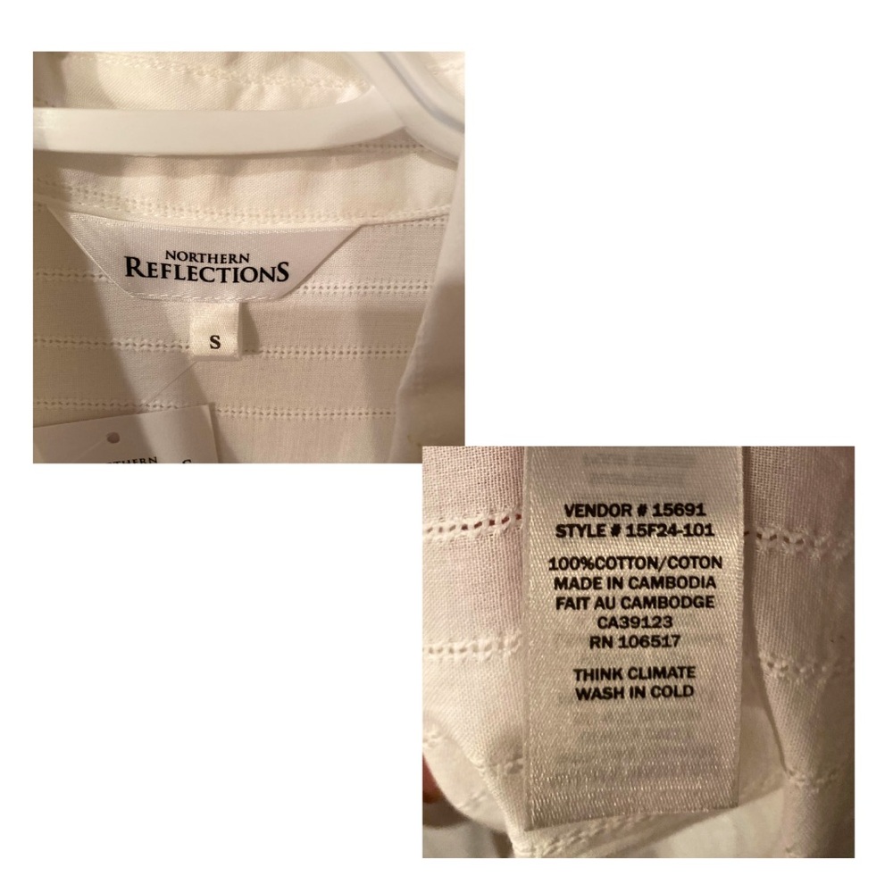 SOLD!! Northern Reflections NWT Button Down Shirt - Picture 3 of 6